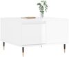 vidaXL Couchtisch Hochglanz-Weiß 55x55x36,5 cm Holzwerkstoff 830750 Bild 3