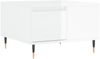 vidaXL Couchtisch Hochglanz-Weiß 55x55x36,5 cm Holzwerkstoff 830750 Bild 2