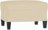 vidaXL Fußhocker Creme 60 x 50 x 41 cm Stoff [349329] Bild 2