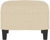 vidaXL Fußhocker Creme 60 x 50 x 41 cm Stoff [349329] Bild 4