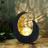 2er Set LED Solarlampe, Halbmond, Pflanzgefäß Bild 5