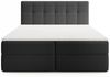 Boxspringbett Schlafzimmerbett ARTURO 120x200cm Stoff Freya Schwarz Bild 2