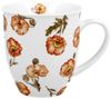 DUO FLORAL Becher 400 ml WILD POPPIES in Metalldose, New Bone China Porzellan Bild 2