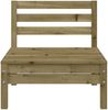 vidaXL Gartensofa ohne Armlehnen Kiefernholz Imprägniert 837997 Bild 4