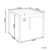 Gartentisch BARTICA 81 cm 84 cm Beige Bild 2