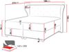 Boxspringbett Bakarat, Grau, 160x200 cm Bild 4