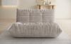 Luxusbetten24 Sofa Designer 2 Sitzer Sofa Calmo, in weichem Cord Bild 3