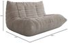 Luxusbetten24 Sofa Designer 2 Sitzer Sofa Calmo, in weichem Cord Bild 4