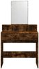 vidaXL Schminktisch mit Spiegel Räuchereiche 80x41x144,5 cm 848175 Bild 4