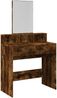 vidaXL Schminktisch mit Spiegel Räuchereiche 80x41x144,5 cm 848175 Bild 2