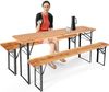 Stagecaptain Sitzbank BBB-170 Hirschgarten Bierzeltbank 170 cm Natur (1-St), Bayerisch Sitzen zum Spartarif Bild 2
