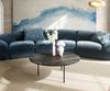 Couchtisch Edge Rund 90x90 cm Keramik Laminam® Noir Desir Braun Trive Metall Schwarz Bild 2