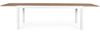 Gartentisch Saliano ausziehbar, modernes Polywood-Design, weiß natur, für 8–10 Personen Bild 4