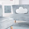 roba Kuschelkissen 'roba Style' für Kinder - Flauschiges Dekokissen in Wolken-Form - Hellblau Bild 3