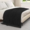 vidaXL Überwurfdecke Schwarz 150 x 200 cm Fleece 42016778 Bild 3