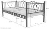 Daybed 90x200 cm "Santi", grau Bild 5