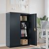 vidaXL Aktenschrank Anthrazit 90x40x140 cm Stahl 339747 Bild 1