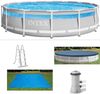 Intex Framepool Clearview Prism Frame Pool, ØxH: 422x107 cm, massive Konstruktion aus pulverbeschichtetem Stahl Bild 5