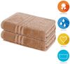 Lavea Badetuch Elena 2er Set Badetücher 100x150 cm, Duschtuch, 500 g/m² Frottier, weich & saugstark, pflegeleicht Bild 2