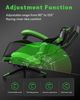 BIGZZIA Bürostuhl Gaming Stuhl mit Fußstütze - Gamer Stühle Ergonomisch mit Lendenkissen, Kopfstütze Gaming Chair Höhenverstellbar Computerstuhl Bild 3