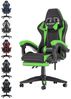 BIGZZIA Bürostuhl Gaming Stuhl mit Fußstütze - Gamer Stühle Ergonomisch mit Lendenkissen, Kopfstütze Gaming Chair Höhenverstellbar Computerstuhl Bild 4