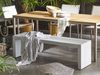 Gartenbank TARANTO 150 cm Beton Weiß Bild 3