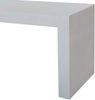 Gartenbank TARANTO 150 cm Beton Weiß Bild 5
