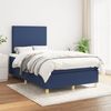 vidaXL Boxspringbett mit Matratze Blau 120x190 cm Stoff 3269922 Bild 3