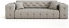 Sofa Designersofa CHANTAL 3-Sitzer in Stoff Opera Velvet Braun Bild 2