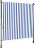 vidaXL Außenrollo Blau und Weiß 150x270 cm Stoff und Stahl 368766 Bild 2