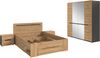 Schlafzimmer-Set in Basalt grau Nachbildung und Artisan Nachbildung Bild 1