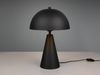 Große LED Tischleuchte in Pilzform aus Metall Schwarz, Höhe 43cm Bild 3