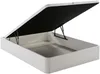 Vente-unique - ILYROS Mattress and bed base set StoffHolz, Platte Weiß - B 160 cm x H 30 cm x L 200 cm Bild 5