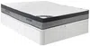 Vente-unique - ILYROS Mattress and bed base set StoffHolz, Platte Weiß - B 160 cm x H 30 cm x L 200 cm Bild 1