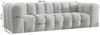 Sofa Designersofa SOLVIE 4-Sitzer in Stoff Tiffani Taupe Bild 2