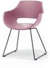 4er Set Schalenstuhl Rockville II - Taupe / Schwarz Bild 5