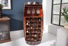 LebensWohnArt Weinregal Flaschenregal BOTELLA 97cm braun Weinfass Pienienholz Bild 2