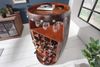 LebensWohnArt Weinregal Flaschenregal BOTELLA 97cm braun Weinfass Pienienholz Bild 4