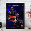Poster Formel 1 Max Verstappen Rennfahrer Helm Rennwagen Red Bull · Deko Print ohne Rahmen - E / 30x40 cm Bild 2