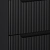 Waschtisch-Unterschrank 60cm, in schwarz mit Eiche, NEWPORT-56-BLACK Bild 5