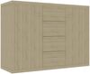 vidaXL Sideboard Sonoma-Eiche 88x30x65 cm Holzwerkstoff 800687 Bild 2