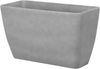 Blumentopf hellgrau rechteckig 74 x 32 x 45 cm BARIS Bild 4