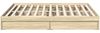 Doppelbett, Bettgestell Modernen mit Schubladen Sonoma-Eiche 180x200cm Holzwerkstoff d1640e Bild 5