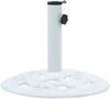 vidaXL Sonnenschirmständer Weiß 9 kg 40 cm Gusseisen 47864 Bild 3