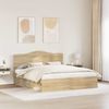 vidaXL Bettrahmen Sonoma 200 x 200 cm Massives Kiefernholz 3413265 Bild 3