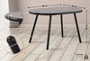 CLP 'Velva' Beistelltisch wetterfest und UV-beständigt, Metallgestell, Schwarz, 80 x 45 x 45 cm Bild 2