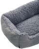 Hundebett Hundekissen Hundekorb 75x60x19 cm Haustierbett Hundesofa Hellgrau Bild 5