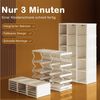 Dripex Kleiderschrank Faltbarer Schrank, Mehrzweckschrank, mit magnetische Türen Einfache Montage, faltbar Bild 4