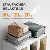 Dripex Kleiderschrank Faltbarer Schrank, Mehrzweckschrank, mit magnetische Türen Einfache Montage, faltbar Bild 3