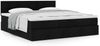 vidaXL Ottoman-Bett mit Matratze Schwarz 160x200 cm Stoff 3311472 Bild 4